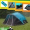 Wakeman 6 Person Camping Tent - Water-Resistant Cabin Style with Built-In Screen by Blue 75-CMP1147 - alternate 5